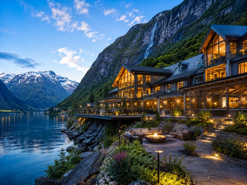 Overnatting med fjordutsikt
